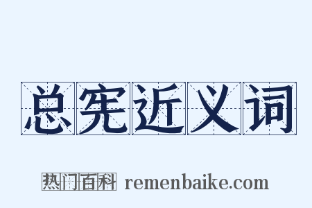 总宪近义词是什么意思的图片